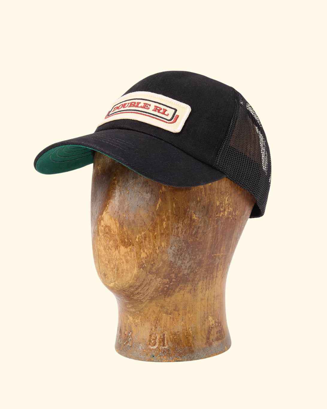 Double RL Logo Trucker | Black – Wright's Men