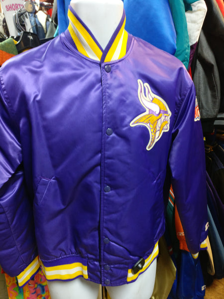 Vintage 90s MINNESOTA VIKINGS NFL Starter Nylon Jacket M – XL3