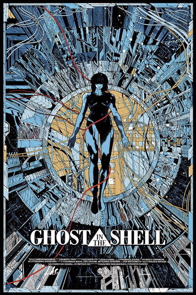 Ghost In The Shell Fight Riot Police Anime Hot Wall Print Poster