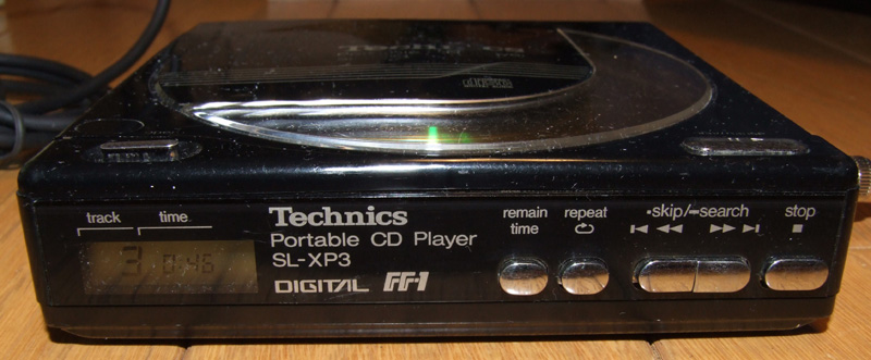 まさにポータブルCDデッキ Technics SL-XP3: うきょうたかしのPCDP&CD日記