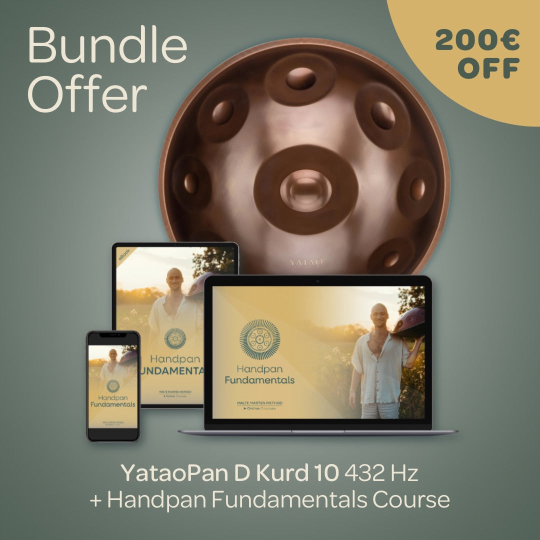 YataoPan D Kurd 10 432 Hz - Beginner Bundle – Yatao Handpan Shop