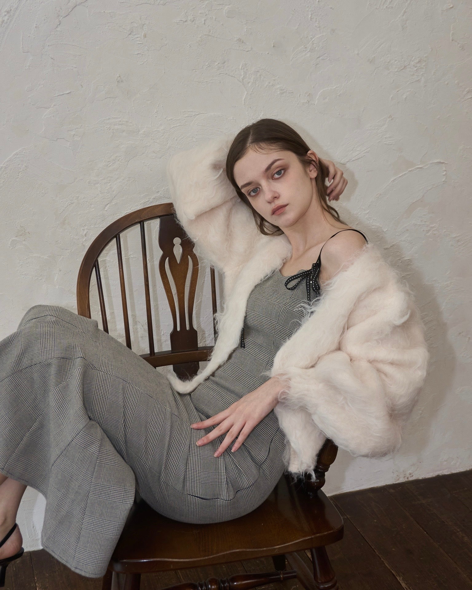 Shaggy drop cardigan – YILON