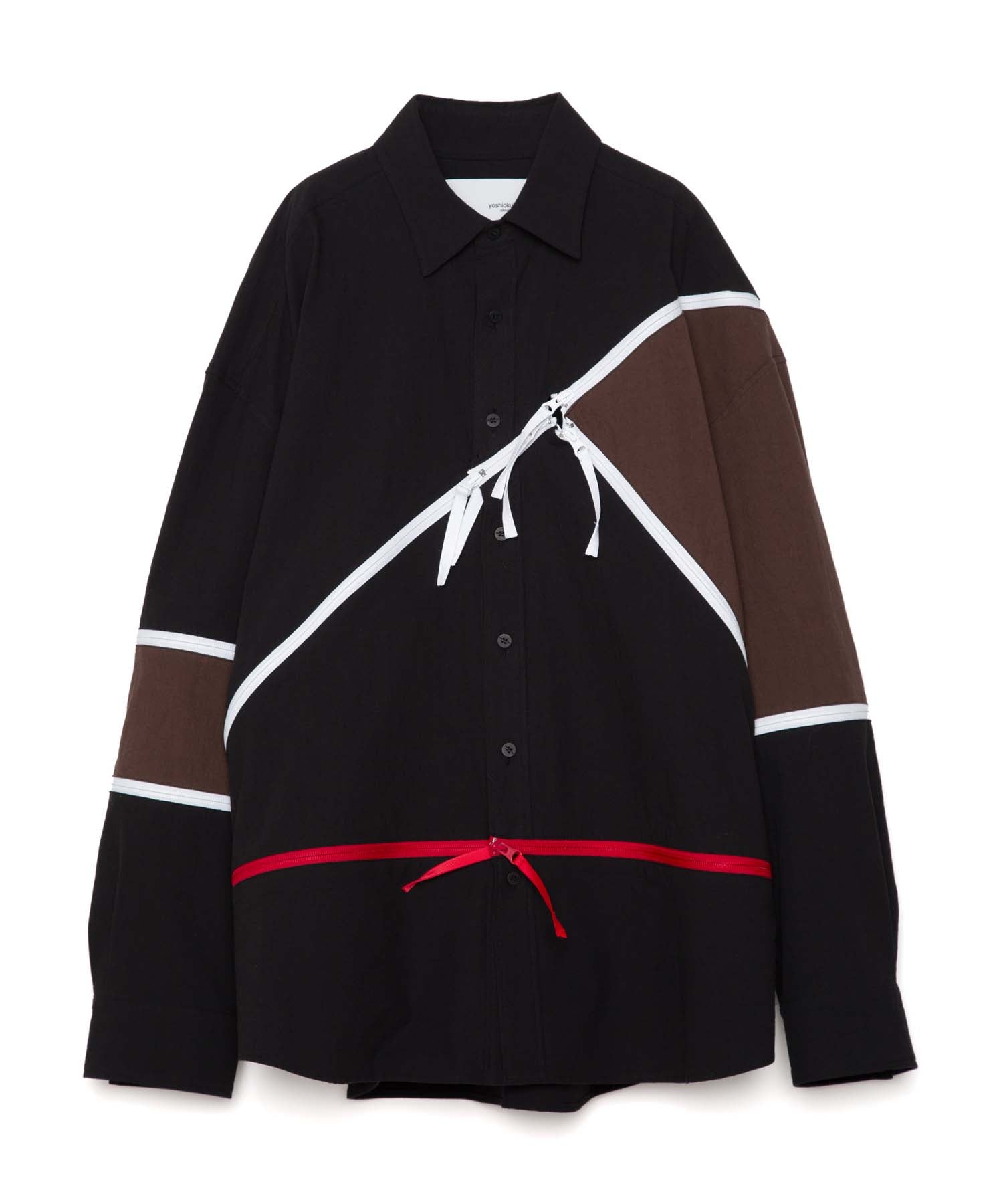 ZIP LINE L/S SHIRT｜yoshiokubo(ヨシオクボ)公式通販｜