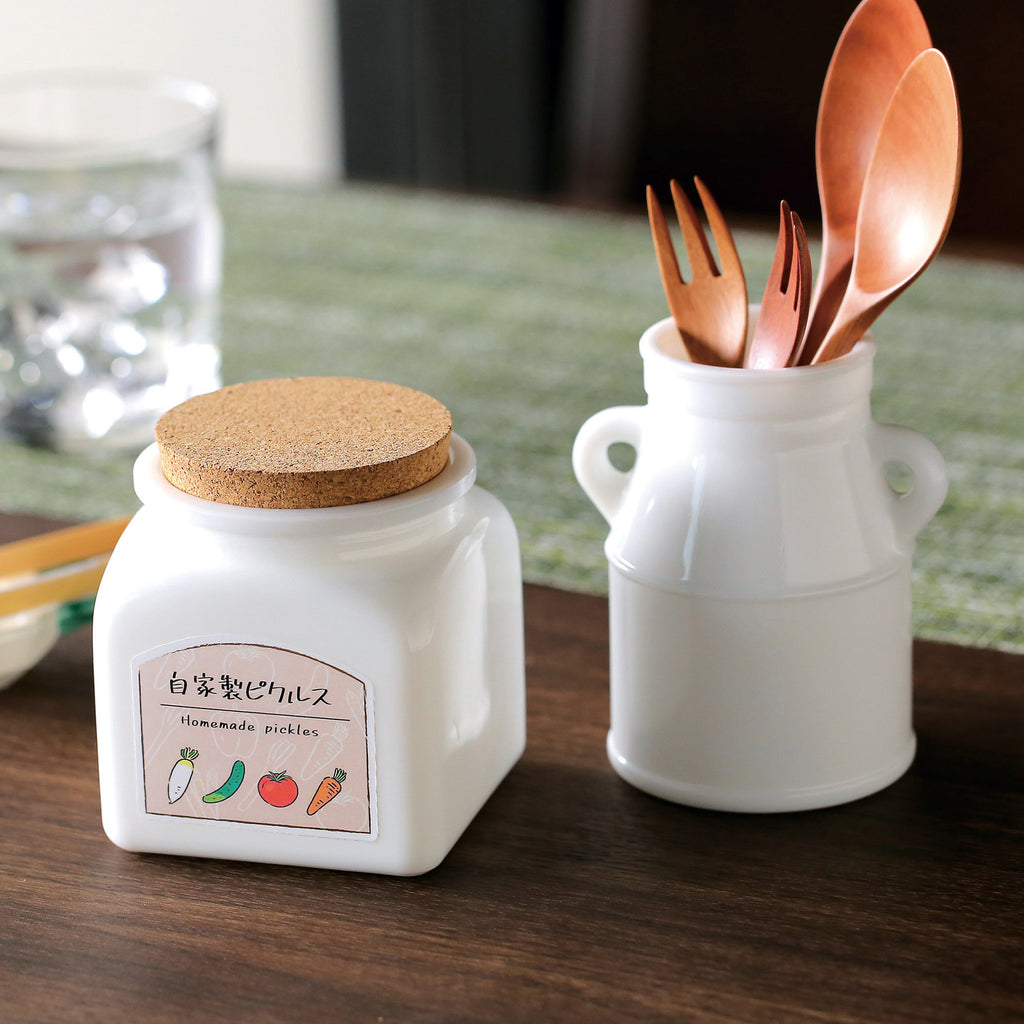 砡ガラス コルクポット ミルク缶 – YOUBI.shop【用美公式オンライン】