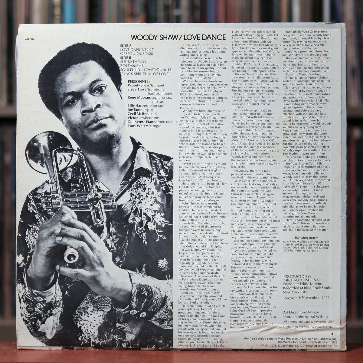 Woody Shaw - Love Dance - 1976 Muse Records, VG+/VG+