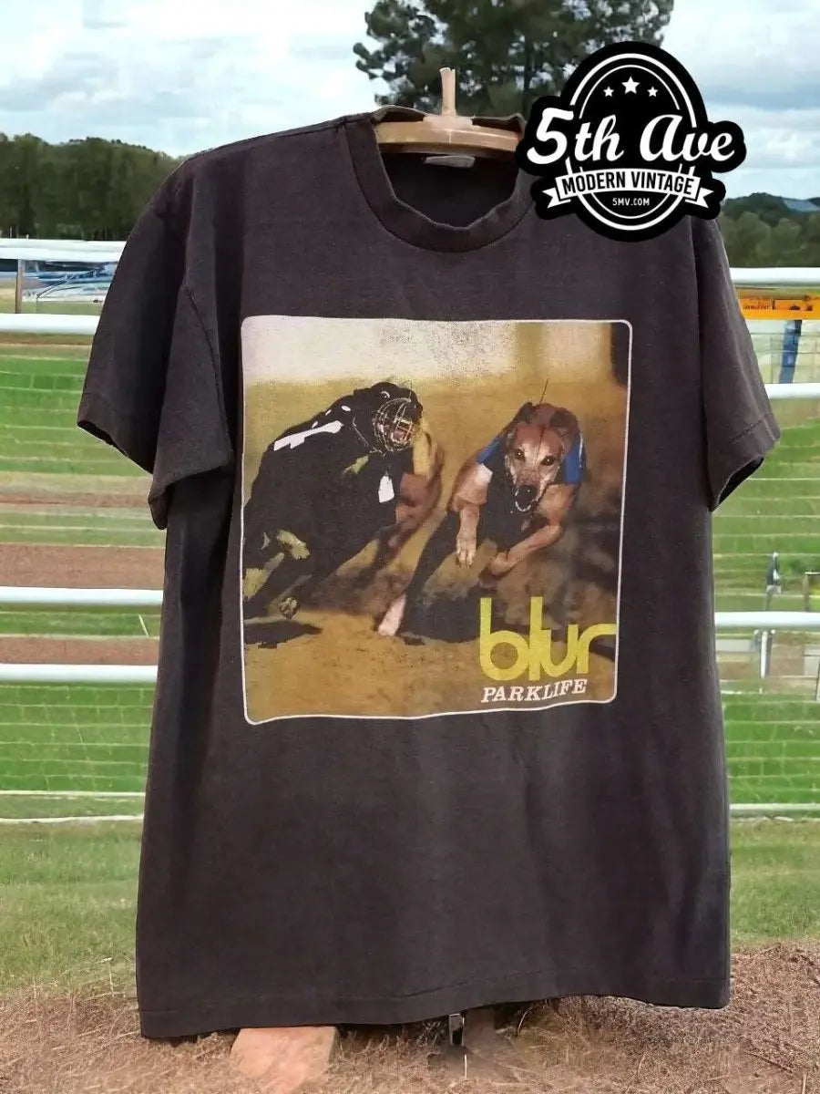 Blur Parklife 1994 faded and slightly distressed Tour T Shirt