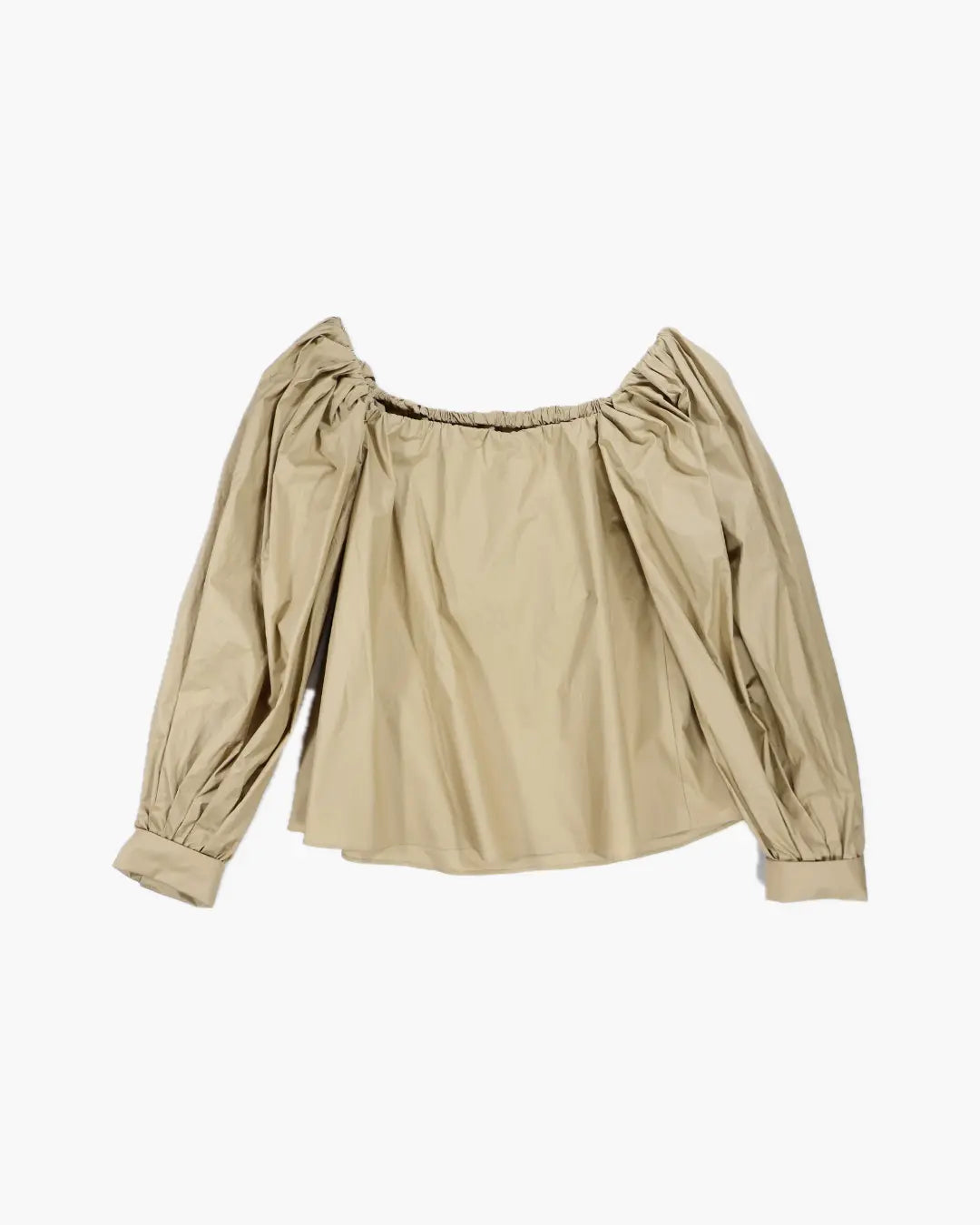 FUMIKA UCHIDA / COATED OFF THE SHOULDER TOP / BEIGE - 601 | – 601