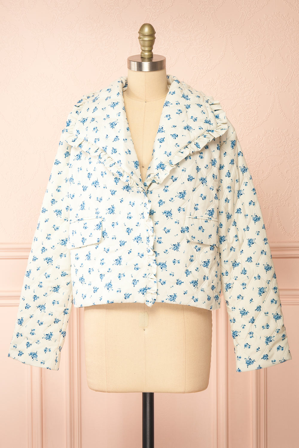 Shivani Quilted Floral Jacket | Boutique 1861