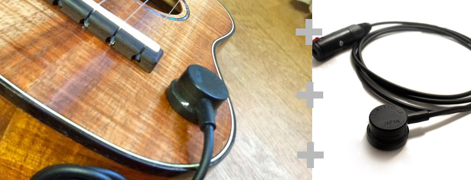 アコースティック楽器用ピックアップマイクMSP（マグネット