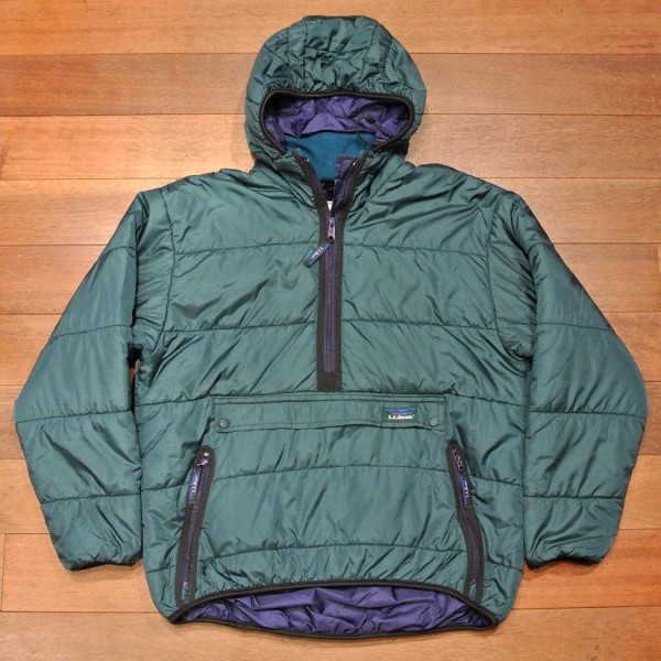 90s L.L Bean プリマロフト ハーフジップ プルオーバージャケット