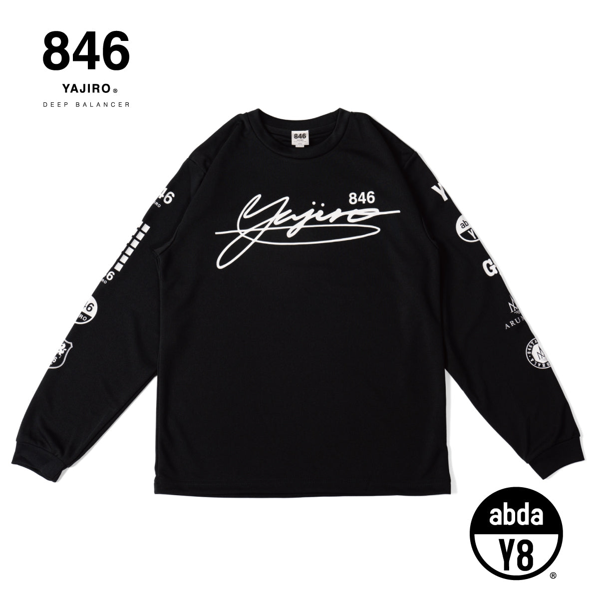 Dry Long T-shirt BLACK(Unisex) – 846YAJIROオンラインショップ
