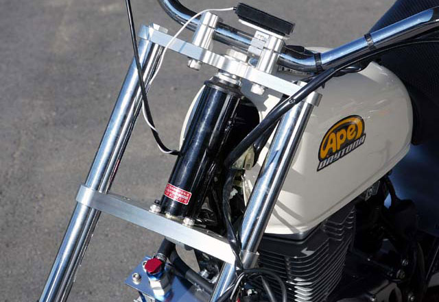 モンキーの足回り - 純正フロントフォーク(NSR用等）流用術 | 4ミニ.net