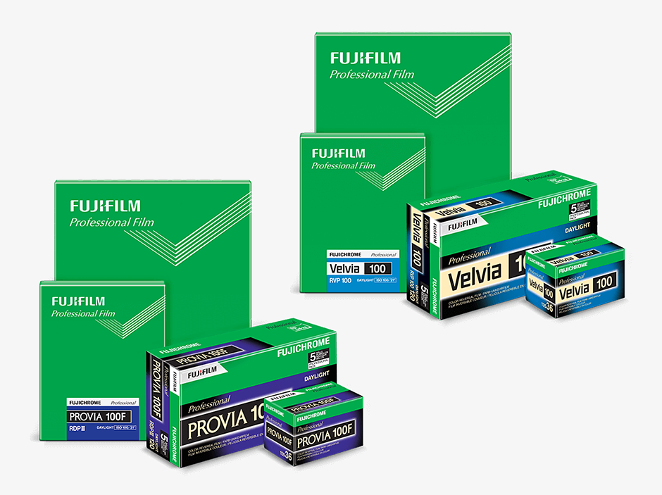 Fujifilm warns its 120 format Provia, Velvia film stocks could be