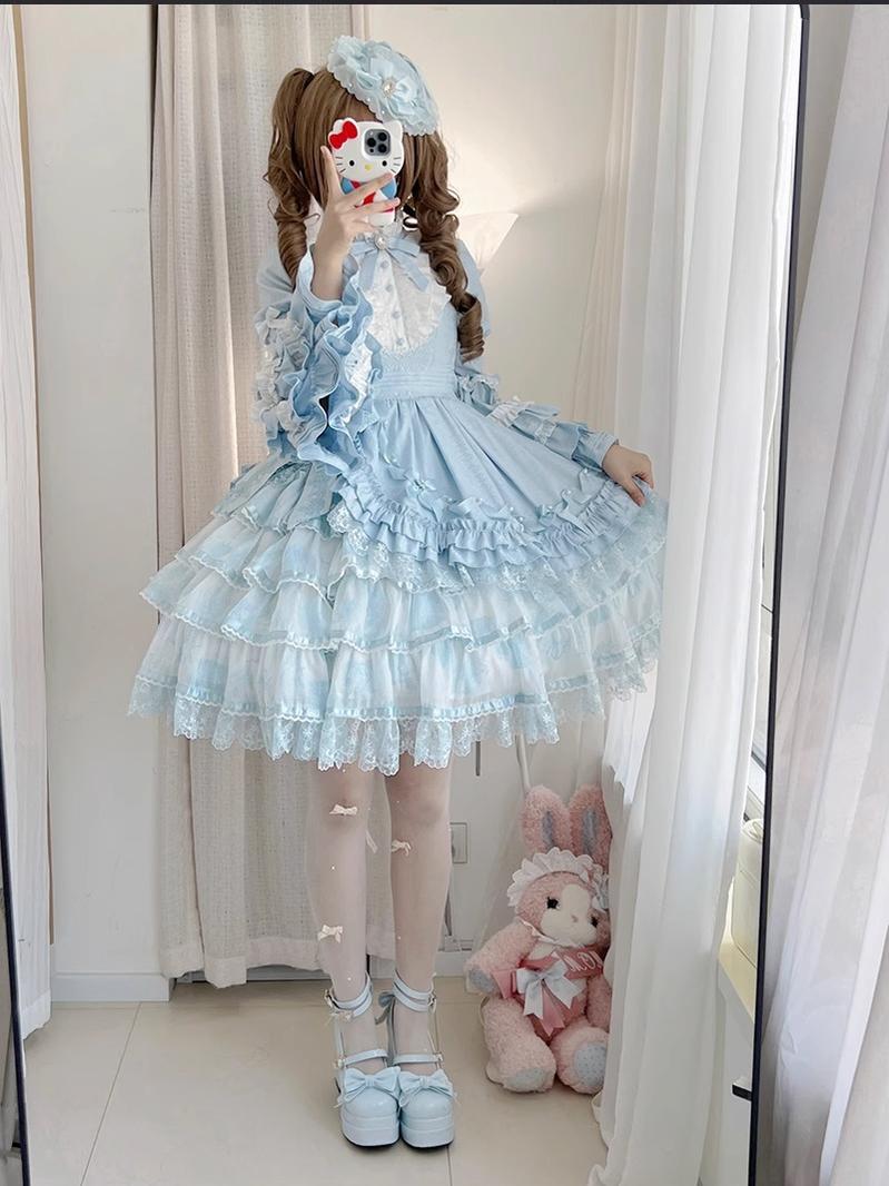 Classic Lolita OP Dress with Princess Long Sleeves