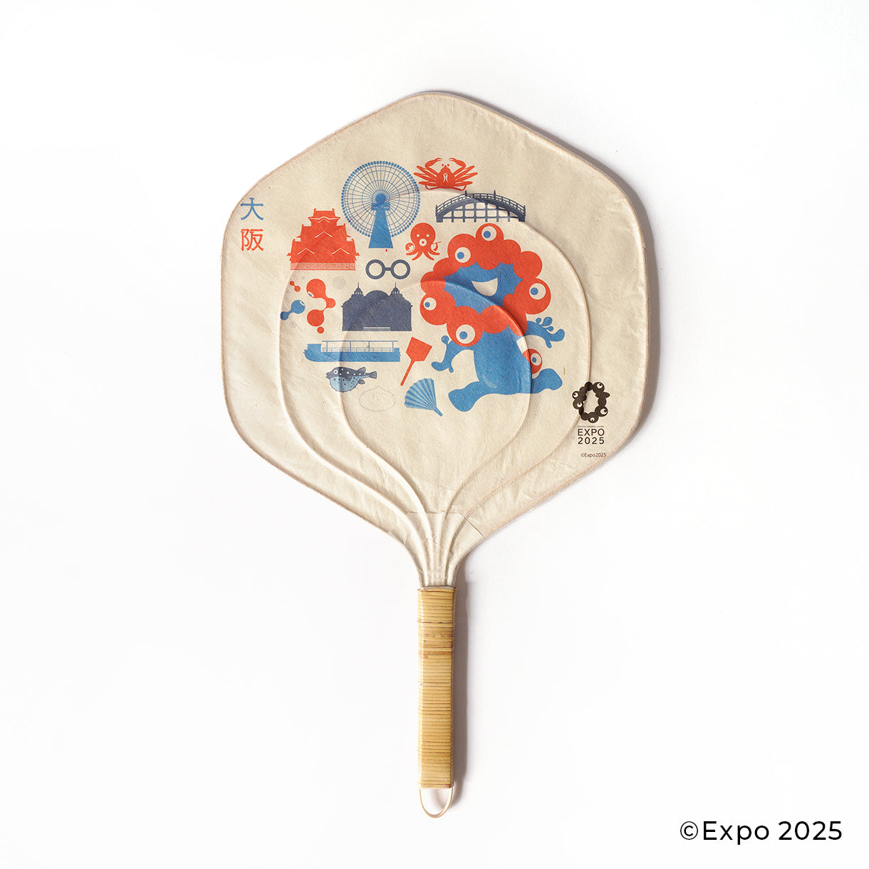 EXPO2025 籐うちわ（大阪） – 47 TREASURE