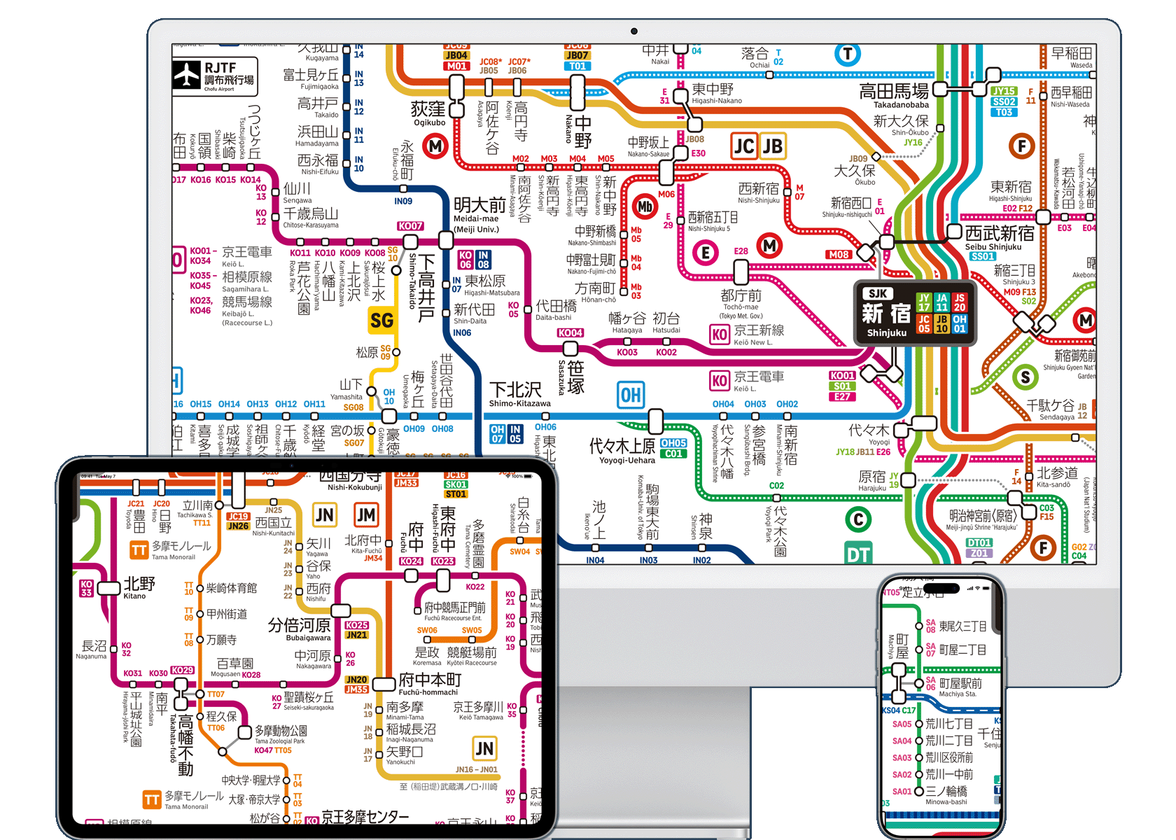 東京都 Tōkyō Met. | 47RAIL JP