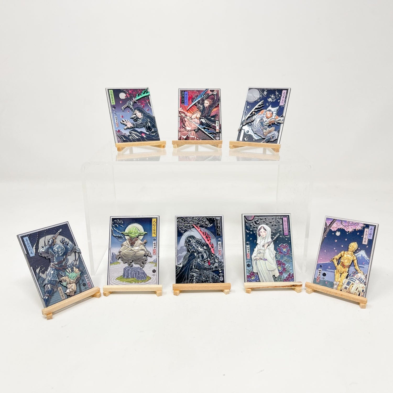 Star Wars Celebration Japan 2025 Complete Badge Art Pin Set (8