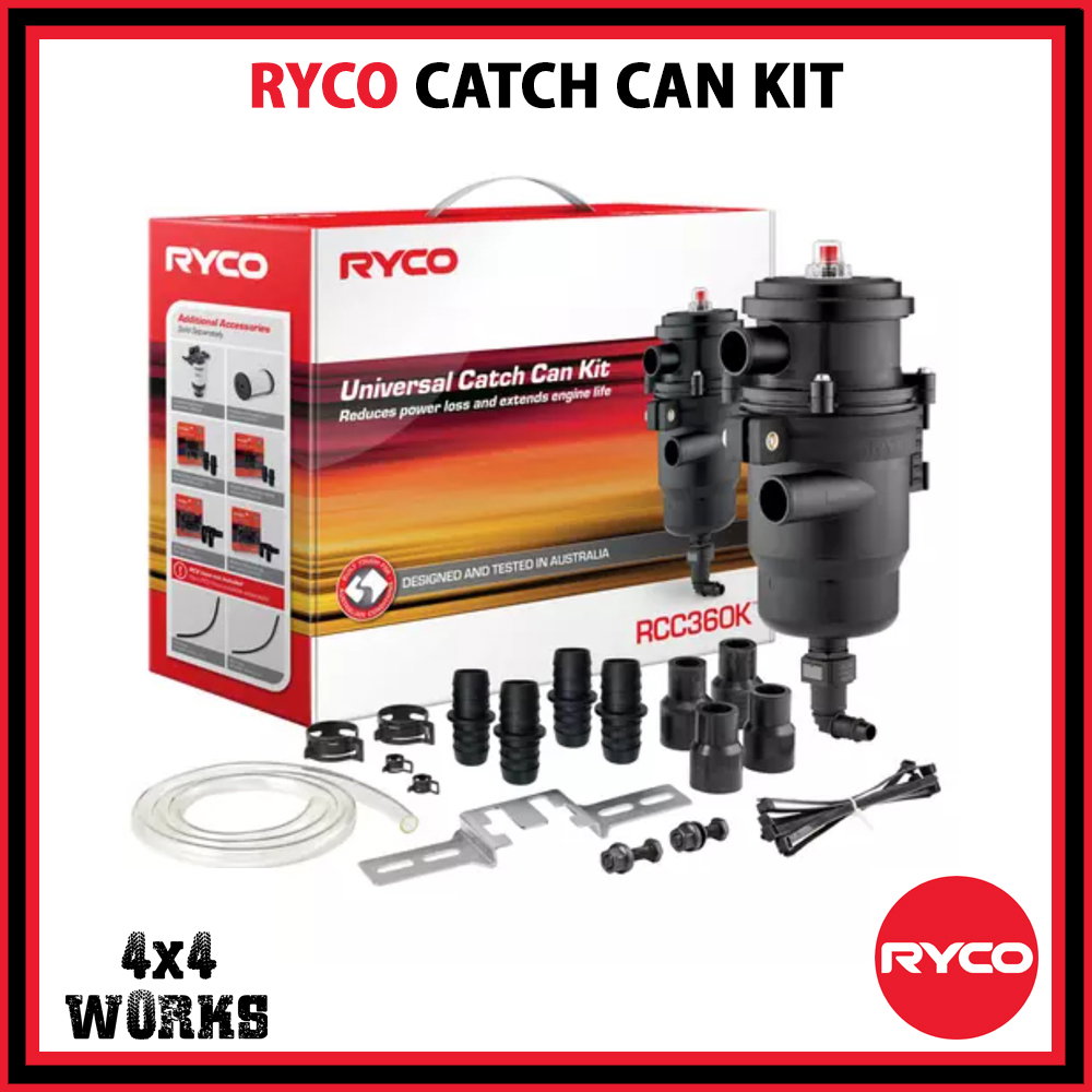 Ryco Catch Can Kit Toyota FJ Cruiser All Models 2006-20 Petrol and