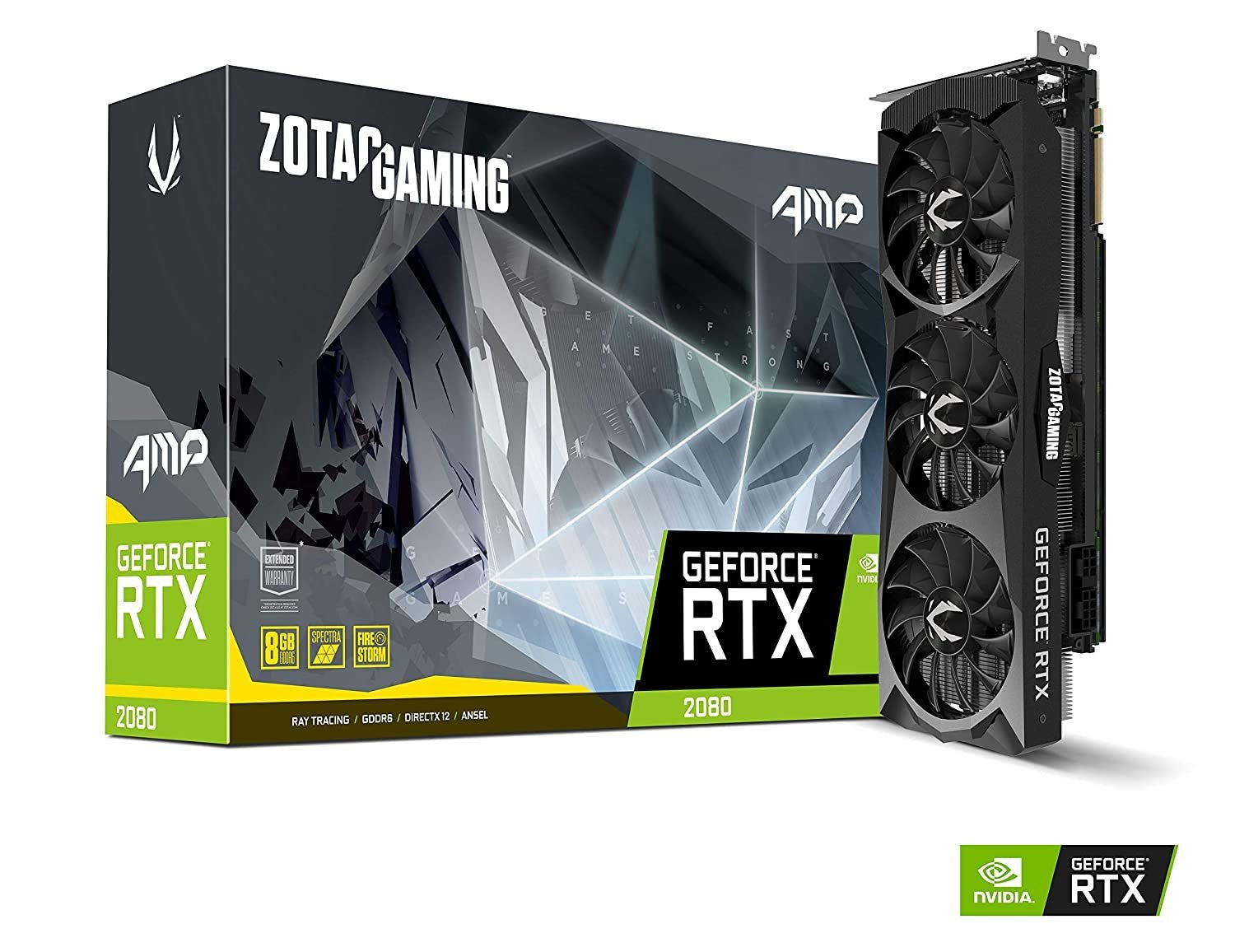 Zotac Geforce RTX 2080 Graphic Card, Model Name/Number: ZT-T20800D