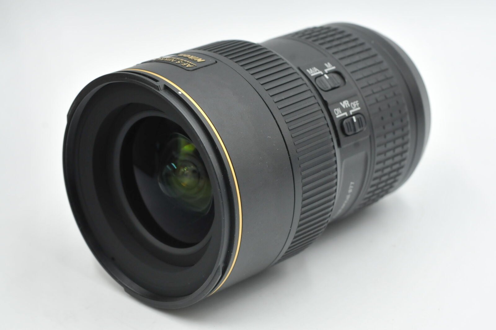 Black NIKON AF-S NIKKOR 16 - 35 mm f/4G ED VR Lens, E Mount at