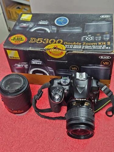 Nikon D5300 With 18-55mm Lens / 55-200mm Lens Full Accessories Kit