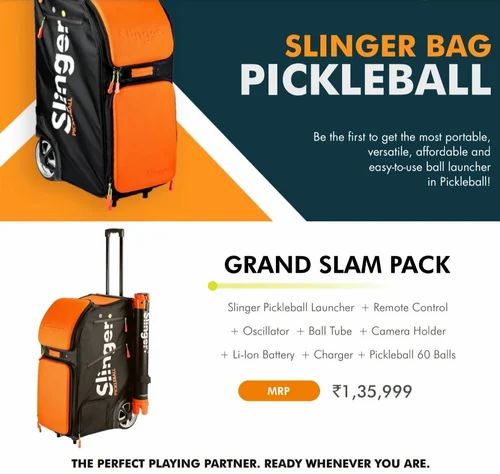 Slinger Pickleball Grand Slam Pack Launcher at best price in Noida
