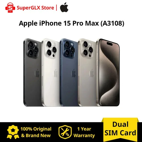 Apple Iphone 15 Pro Max: 8gb Ram, 256gb/512gb/1tb Rom, A17 Pro