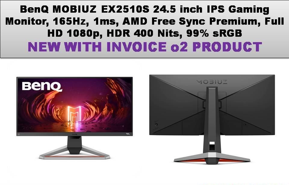 Benq Mobiuz Ex2510s 24.5 Inch Ips Gaming Monitor, 165hz, 1ms, at