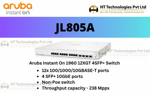 JL805A (Aruba Instant On 1960 12XGT 4SFP+ Switch), White at best