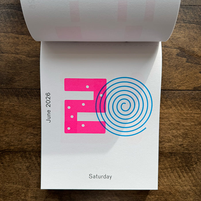 Karel Martens - Calendar 2026 – 50 Watts Books