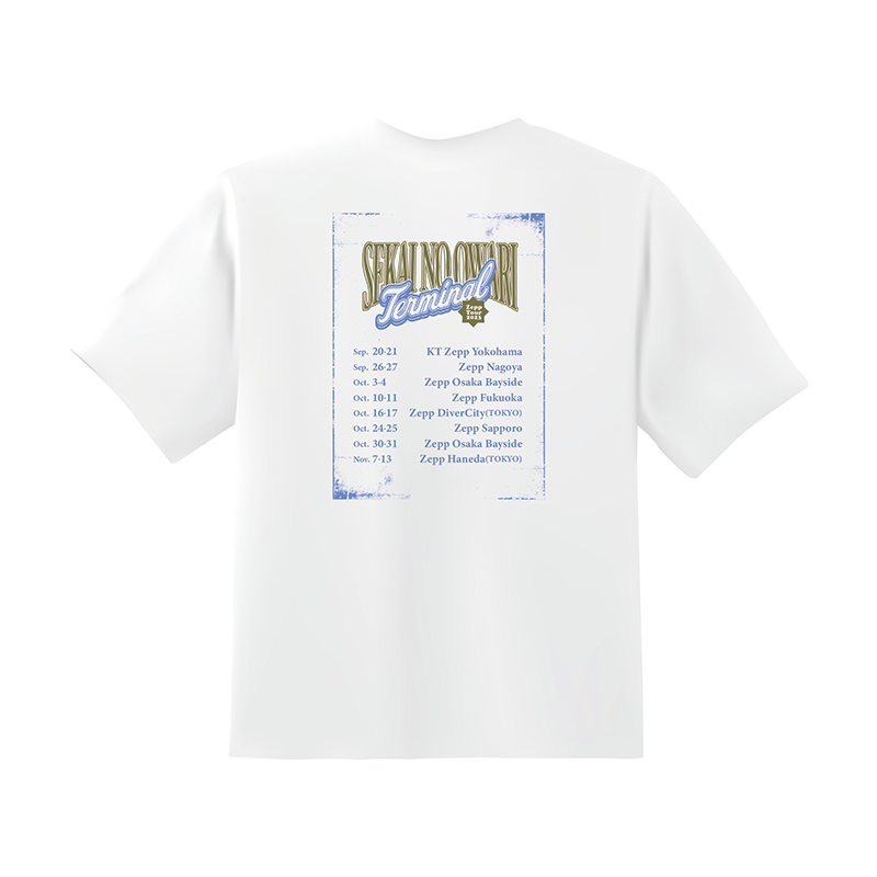 Tシャツ（ホワイト）| ZEPP TOUR 2023 ｢Terminal｣ | SEKAI NO OWARI
