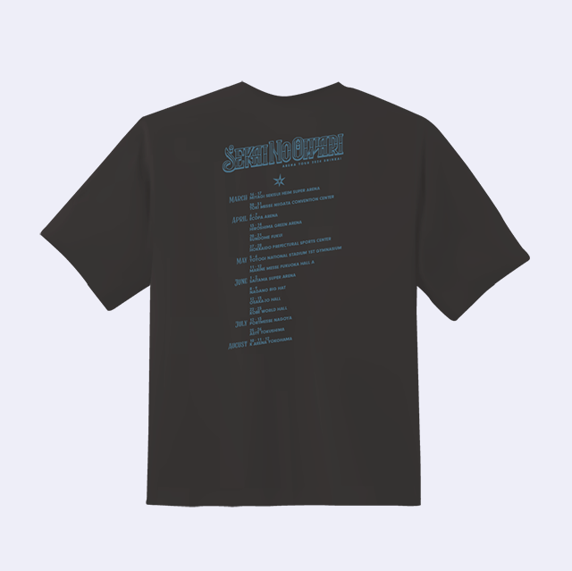 セカオワTerminal Tシャツ 黒 2023 SEKAI NO OWARI セカオワ terminal