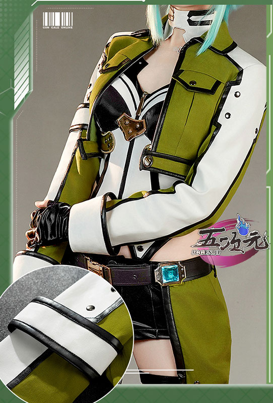 三分妄想 ソードアート・オンライン GGO コスプレ シノン 朝田詩乃 衣装