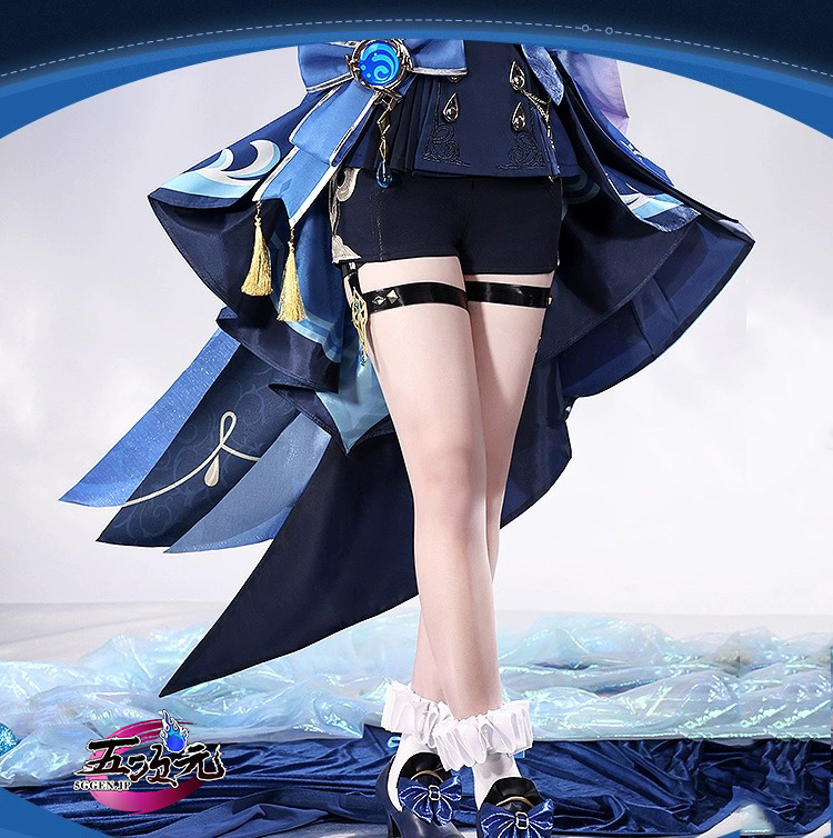 三分妄想 原神 コスプレ フリーナ・ウーシア 水神 衣装