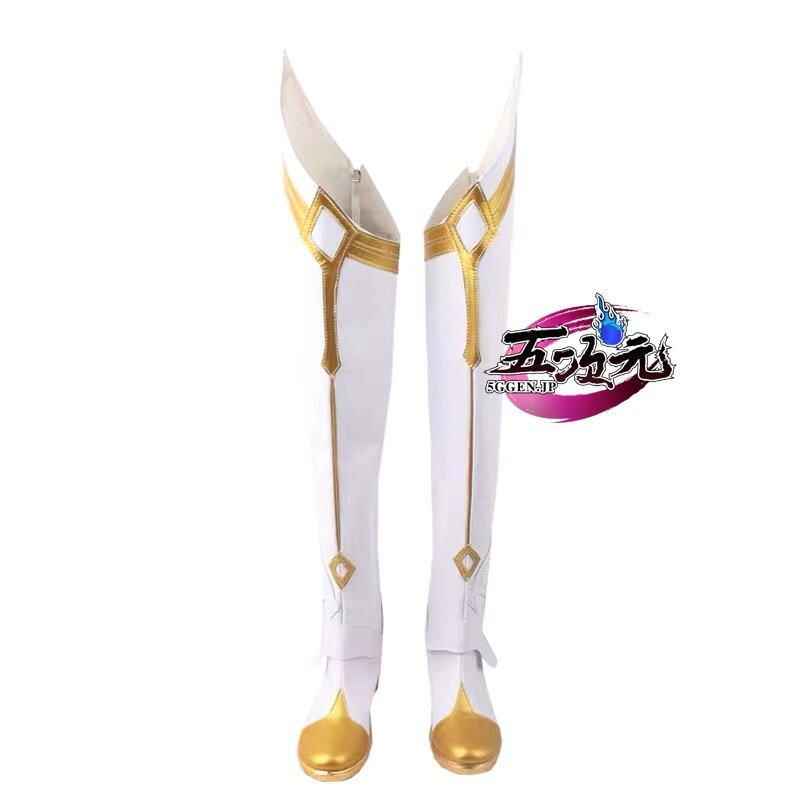 五次元 原神 コスプレ 蛍 旅人 長い靴 ブーツ