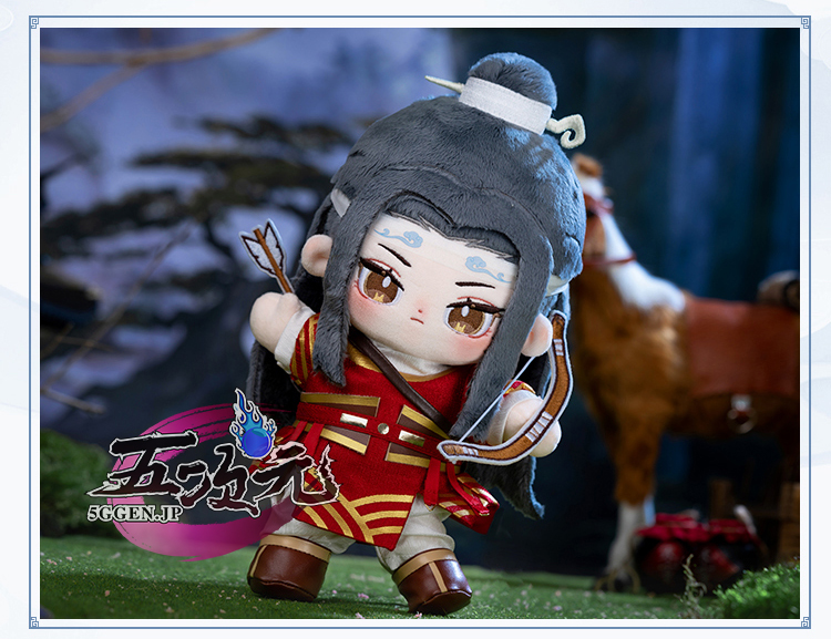 Minidoll 魔道祖師 20cm ぬいぐるみ 魏無羨 藍忘機 本体＋馬術衣装