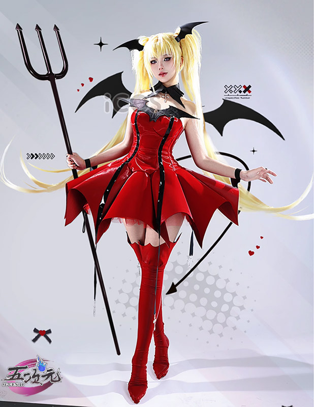 ICOS しゅごキャラ! コスプレ ほしな歌唄 悪魔 ルナティックチャーム 衣装