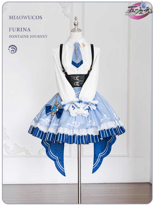猫屋小舗 原神 フリーナ コスプレ フォンテーヌの旅 派生服 同人衣装