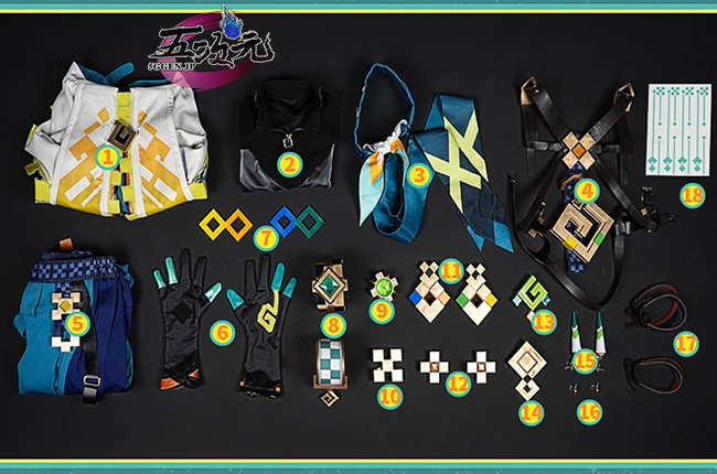 江南猫次 原神 コスプレ キィニチ 衣装