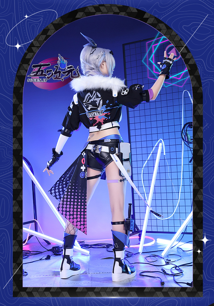 三分妄想 崩壊スターレイル コスプレ スタレ 銀狼 ぎんろう 衣装