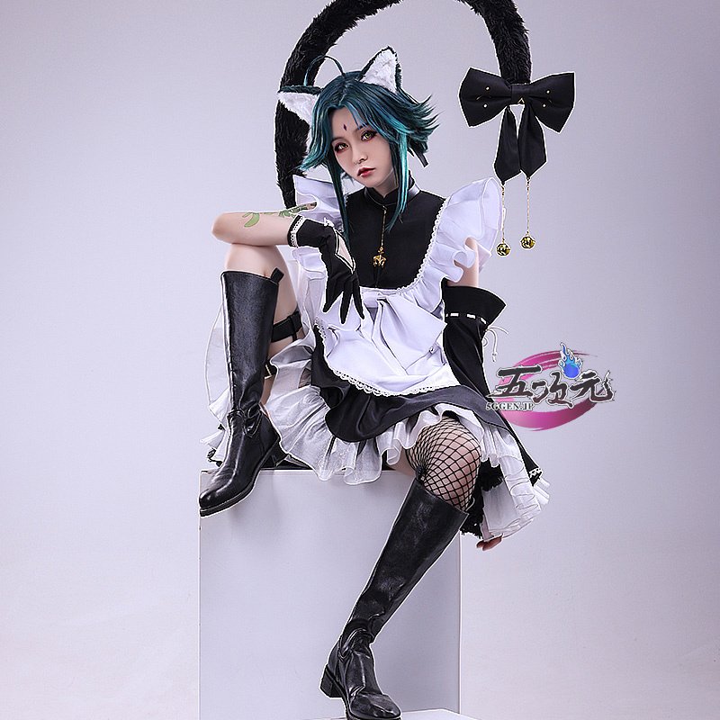 三分妄想 原神 コスプレ ショウ メイド服 衣装