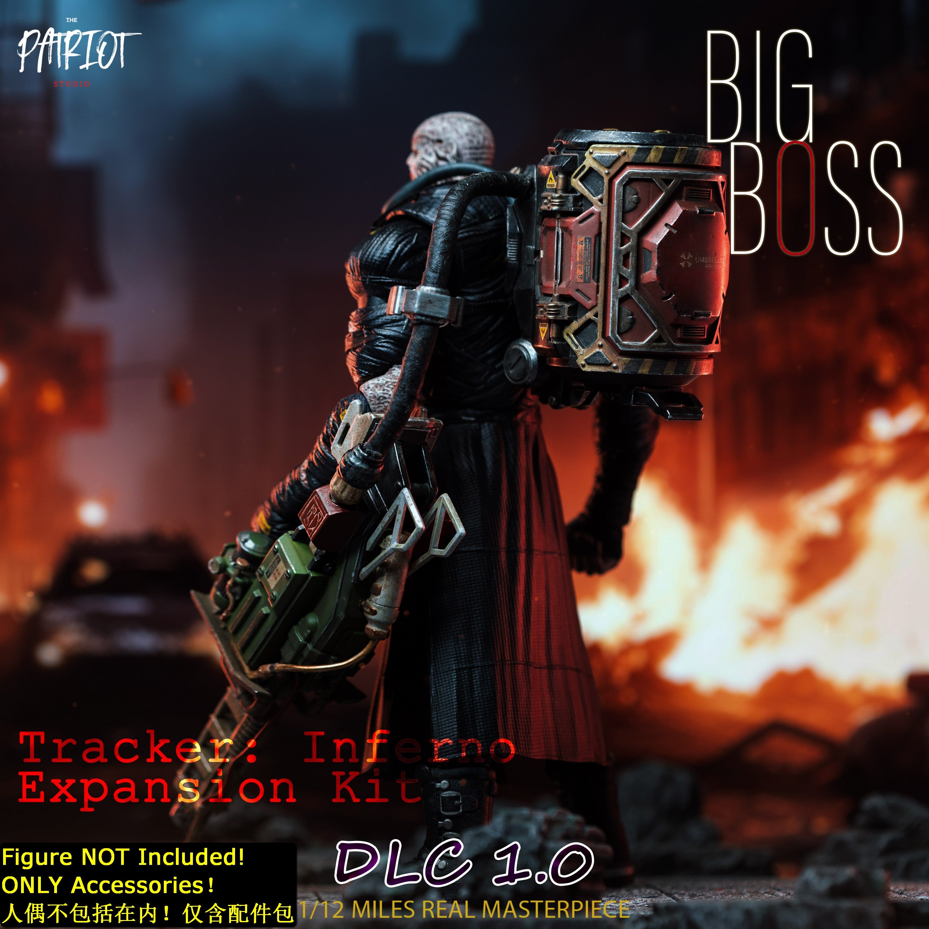 Preorder) Patriot Studio 1/12 Big Boss DLC1.0 Flamethrower with