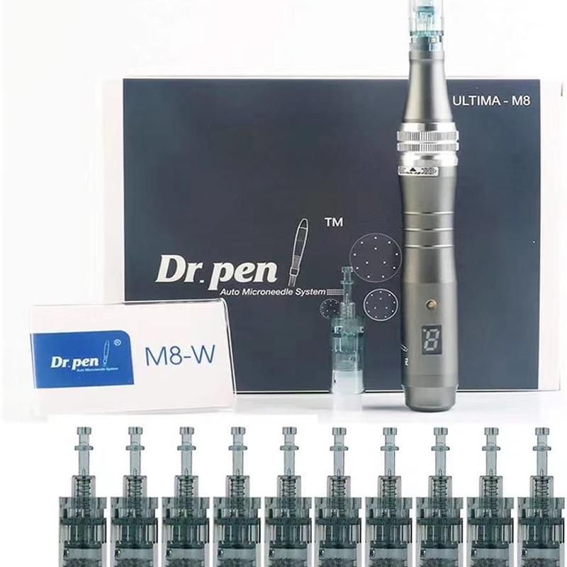 DR Pen M8電動微針MTS無線小黑筆納米微晶美容儀導入儀飛梭筆正品防偽