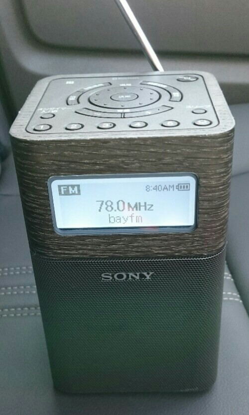 ラジオ付きBluetoothスピーカー SONY SRF-V1BT | 5volt.jp