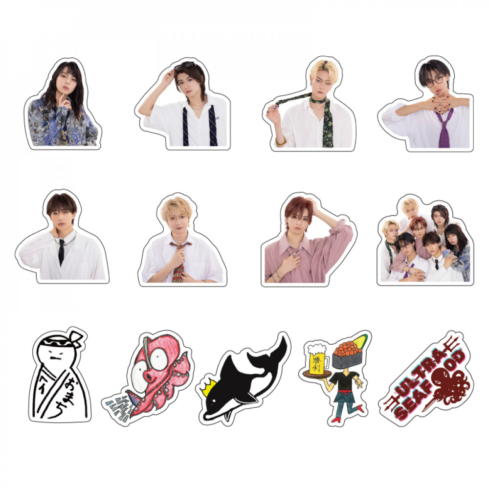 ステッカーセット ULTRA SEAFOOD | 龍宮城 OFFICIAL SHOP｜龍宮城 公式