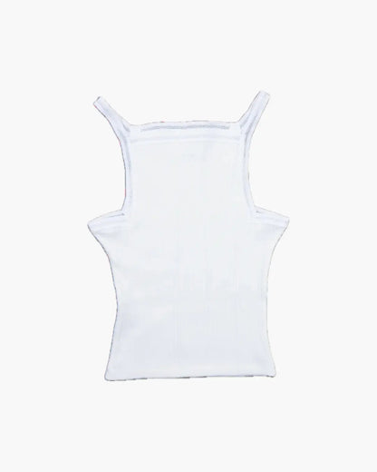 FUMIKA UCHIDA / EYELET RIB STITCH CAMISOLE / OFFWHITE – 601 | 京都