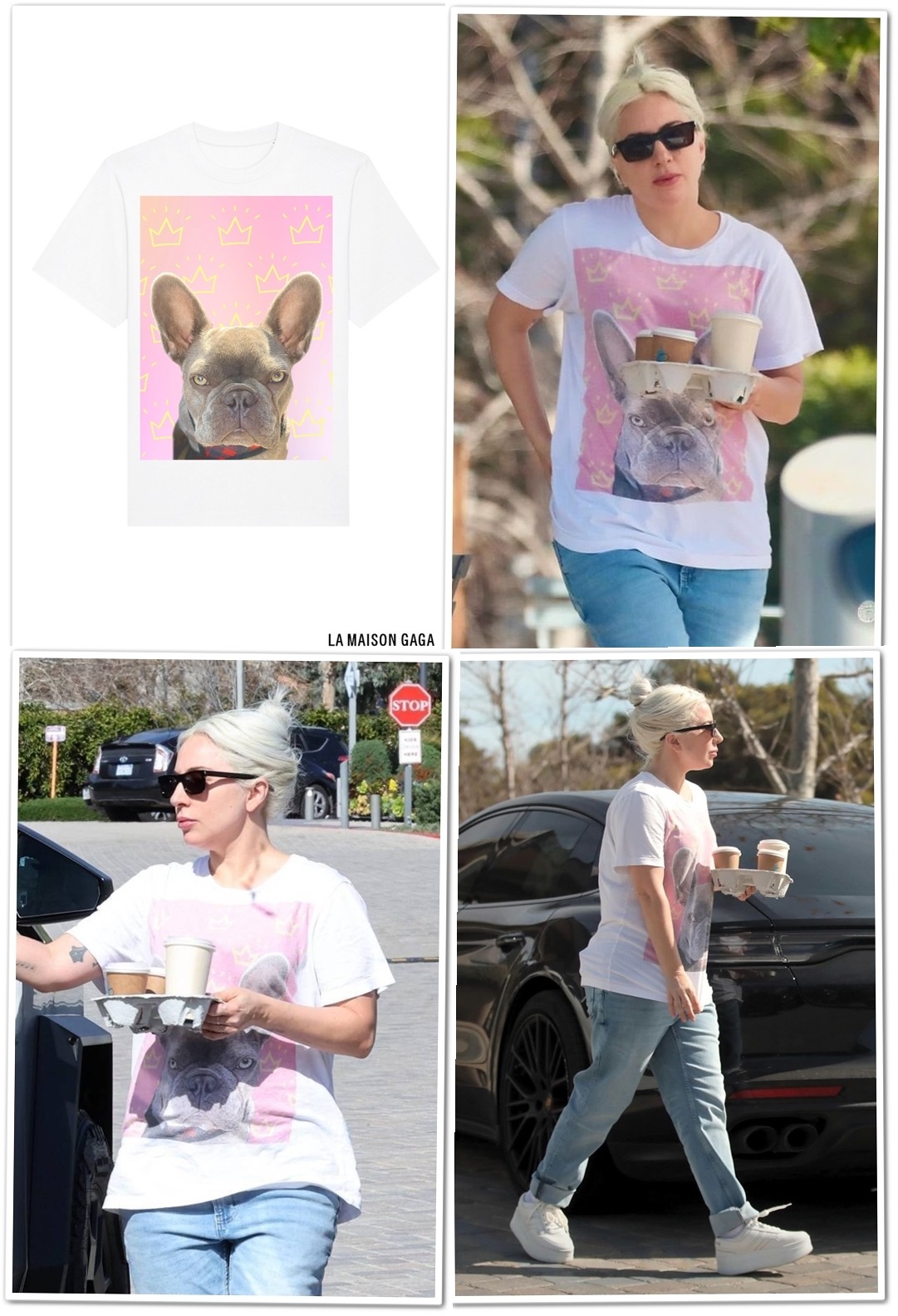 ミュージシャン Lady GAGA Roses SS TEE Lady Gaga | Roses T-Shirt