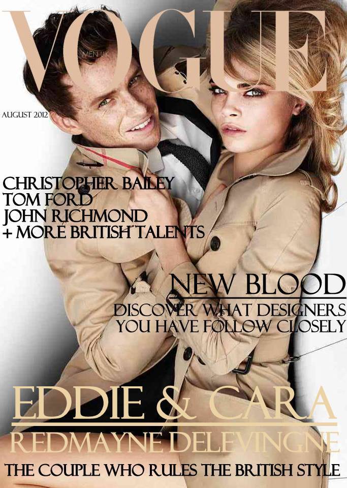 Eddie Redmayne Italian Blog. — Vogue cover!!