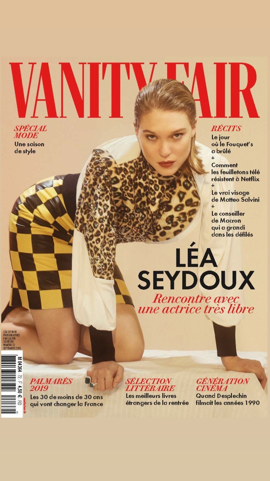 VANITY FAIR France Lea Seydoux レアセドゥ