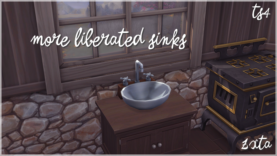 Hi there!! I'm back with more sinks. Everything comes with its